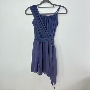 Balera Navy Asymmetrical Dance Dress